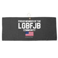 Proud Member Of The LGBFJB Community Signature Large Microfiber Waffle Golf Towel