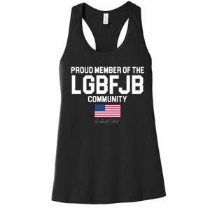 Proud Member Of The LGBFJB Community Signature Women's Racerback Tank