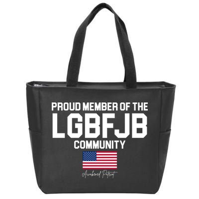 Proud Member Of The LGBFJB Community Signature Zip Tote Bag