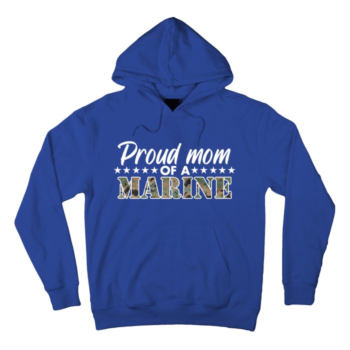 Proud Mom Of A Marine Hoodie