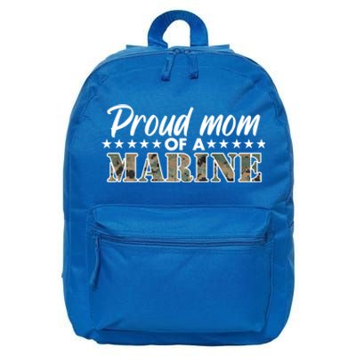 Proud Mom Of A Marine 16 in Basic Backpack