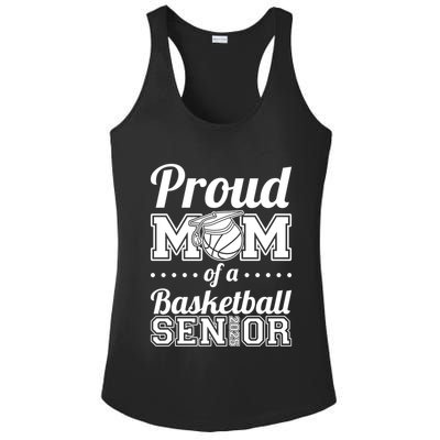 Proud Mom Of A Basketball Senior 2025 Gift Ladies PosiCharge Competitor Racerback Tank