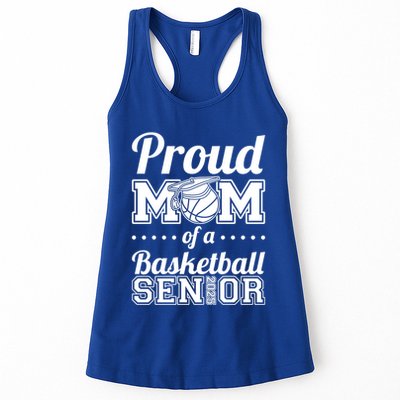 Proud Mom Of A Basketball Senior 2025 Gift Womens Tank Top