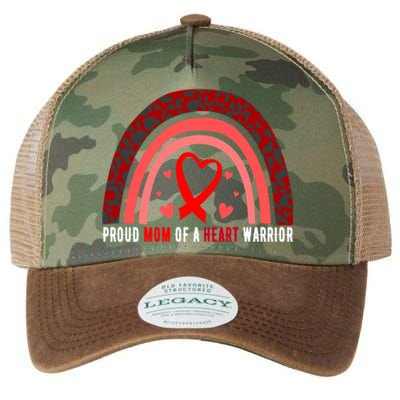 Proud Mom Of A Heart Warrior Chd Awareness Cool Gift Legacy Tie Dye Trucker Hat