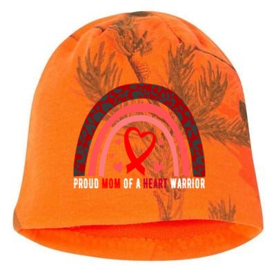 Proud Mom Of A Heart Warrior Chd Awareness Cool Gift Kati - Camo Knit Beanie