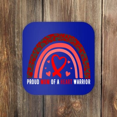 Proud Mom Of A Heart Warrior Chd Awareness Cool Gift Coaster