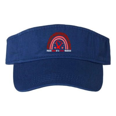 Proud Mom Of A Heart Warrior Chd Awareness Cool Gift Valucap Bio-Washed Visor