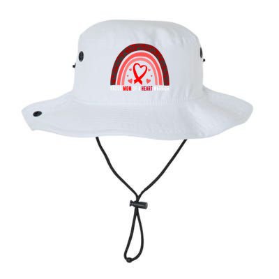 Proud Mom Of A Heart Warrior Chd Awareness Cool Gift Legacy Cool Fit Booney Bucket Hat