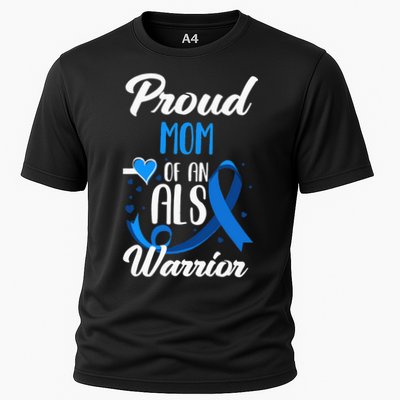 Proud Mom Of An ALS Warrior Daughter Son ALS Awareness Performance Shirt