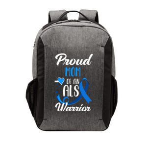 Proud Mom Of An ALS Warrior Daughter Son ALS Awareness Vector Backpack