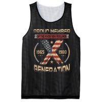 Proud Member Of The Fuck Your Feelings Gen X Usa Mesh Reversible Basketball Jersey Tank