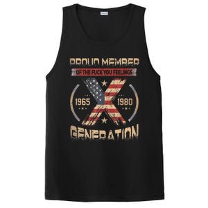 Proud Member Of The Fuck Your Feelings Gen X Usa PosiCharge Competitor Tank