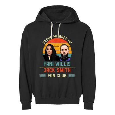 Proud Member Of Fani Willis And Jack Smith Fan Club Vintage Garment-Dyed Fleece Hoodie