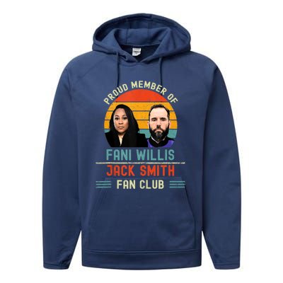 Proud Member Of Fani Willis And Jack Smith Fan Club Vintage Performance Fleece Hoodie