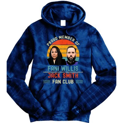 Proud Member Of Fani Willis And Jack Smith Fan Club Vintage Tie Dye Hoodie