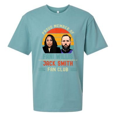 Proud Member Of Fani Willis And Jack Smith Fan Club Vintage Sueded Cloud Jersey T-Shirt