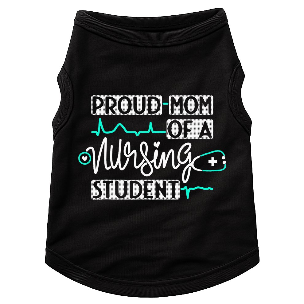 Proud Mom Of A Nursing Student Future RN Daughter Nurses Mom Doggie Tank