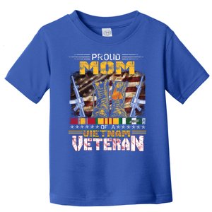 Proud Mom Of A Vietnam Veteran Gift Vietnam War Vet Gift Toddler T-Shirt