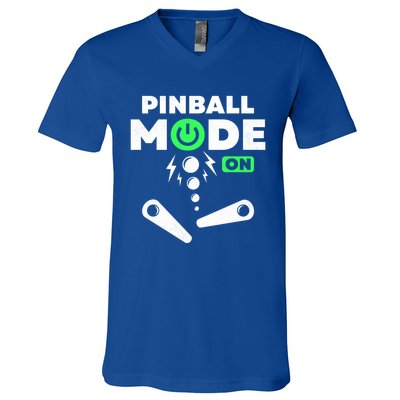 Pinball Mode On 80s Retro Game Gift V-Neck T-Shirt