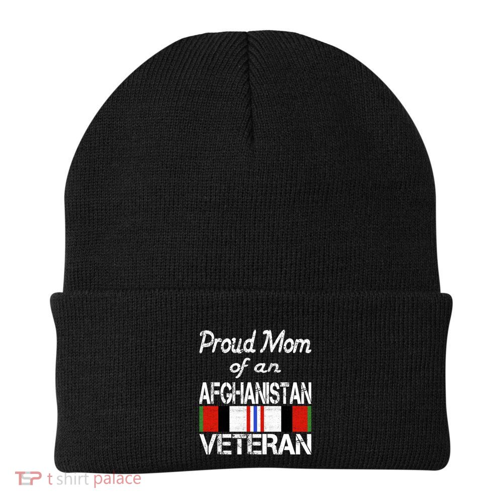 Proud Mom Of An Afghanistan Veteran Gift Beanie