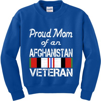 Proud Mom Of An Afghanistan Veteran Gift Kids Sweatshirt