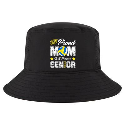 Proud Mom Of A Volleyball Senior Class Of 2025 Graduation Cool Comfort Performance Bucket Hat