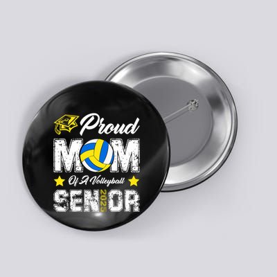 Proud Mom Of A Volleyball Senior Class Of 2025 Graduation Button