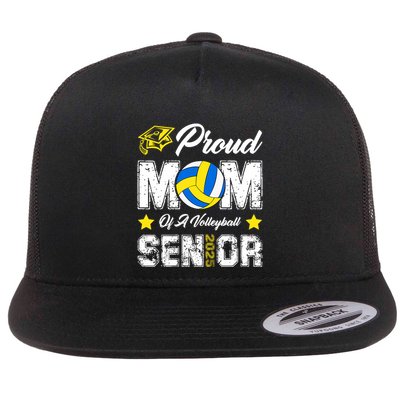 Proud Mom Of A Volleyball Senior Class Of 2025 Graduation Flatbill Hat