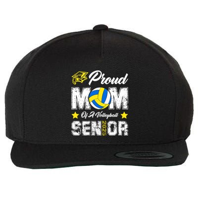 Proud Mom Of A Volleyball Senior Class Of 2025 Graduation Wool Snapback Cap