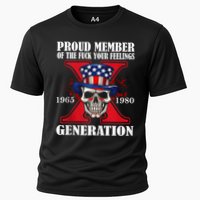 Proud Member Of The Fuck Your Feelings Generation X Skull Cooling Performance Crew T-Shirt
