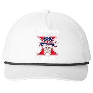 Proud Member Of The Fuck Your Feelings Generation X Skull Snapback Five-Panel Rope Hat