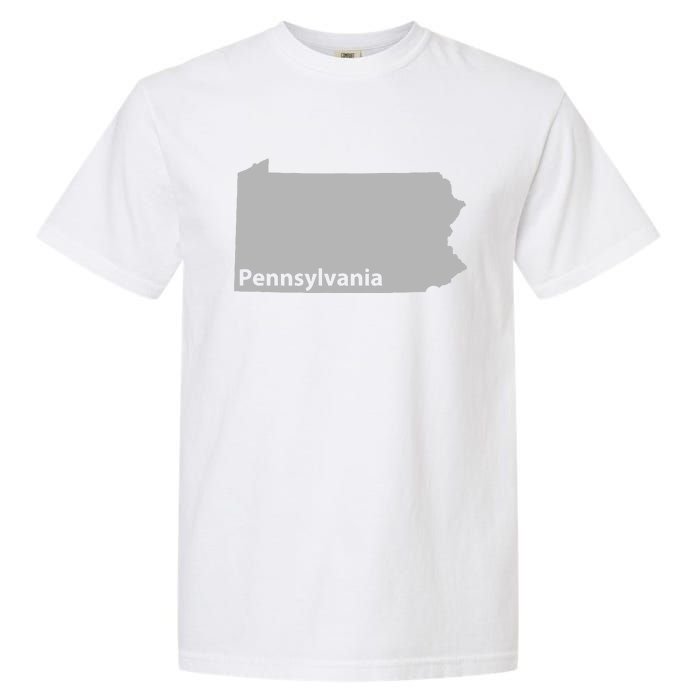 Pennsylvania Map Outline State Home Pride Native Love Cute Garment-Dyed Heavyweight T-Shirt