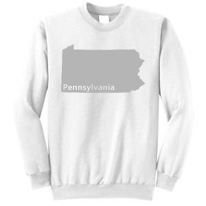 Pennsylvania Map Outline State Home Pride Native Love Cute Sweatshirt