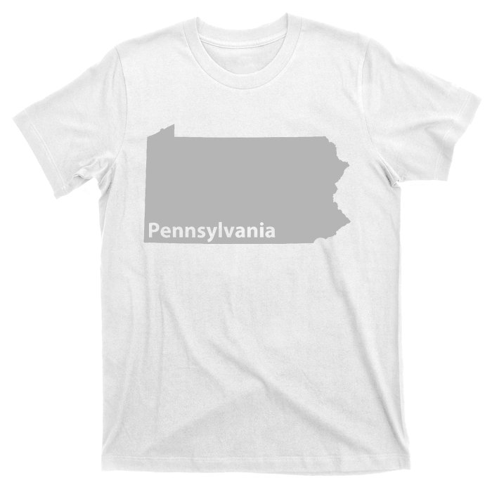 Pennsylvania Map Outline State Home Pride Native Love Cute T-Shirt