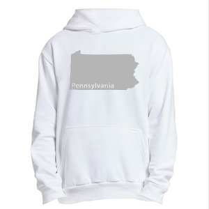 Pennsylvania Map Outline State Home Pride Native Love Cute Urban Pullover Hoodie