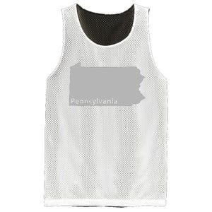 Pennsylvania Map Outline State Home Pride Native Love Cute Mesh Reversible Basketball Jersey Tank