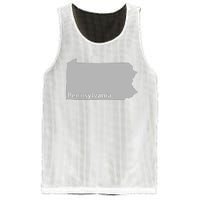 Pennsylvania Map Outline State Home Pride Native Love Cute Mesh Reversible Basketball Jersey Tank