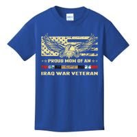 Proud Mom Of An Iraq War Veteran Military Vets Mother Funny Gift Kids T-Shirt