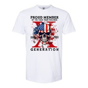 Proud Member Of Your Feelings Horror Skull X Generation Softstyle CVC T-Shirt