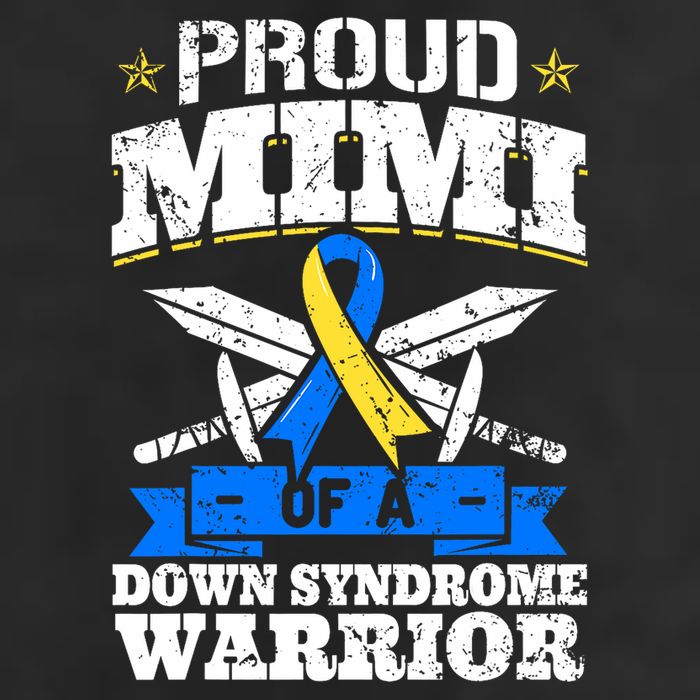 Proud Mimi Of A Down Syndrome Warrior Trisomy 21 Grandma 11oz C Handle Ceramic Mug