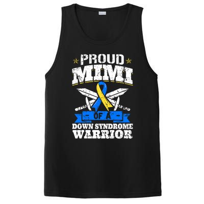 Proud Mimi Of A Down Syndrome Warrior Trisomy 21 Grandma PosiCharge Competitor Tank