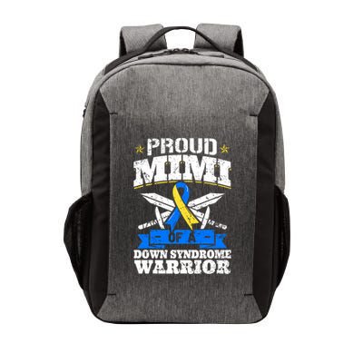 Proud Mimi Of A Down Syndrome Warrior Trisomy 21 Grandma Vector Backpack