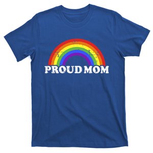 Proud Mom Of Gay Or Lesbian Son Or Daughter With Rainbow Gift T-Shirt