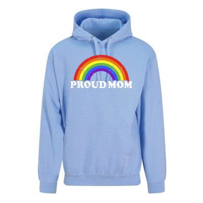 Proud Mom Of Gay Or Lesbian Son Or Daughter With Rainbow Gift Unisex Surf Hoodie