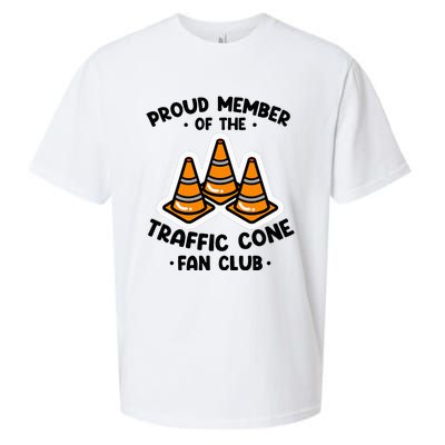 Proud Member Of The Traffic Cone Fan Club Highway Cones Sueded Cloud Jersey T-Shirt