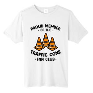 Proud Member Of The Traffic Cone Fan Club Highway Cones Tall Fusion ChromaSoft Performance T-Shirt