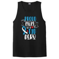 Proud Mom Of A T1D Hero Type 1 Diabetes Mom Awareness PosiCharge Competitor Tank