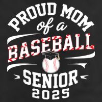 Proud Mom Of A Baseball Senior Class Of 2025 Adult Drive Performance Visor