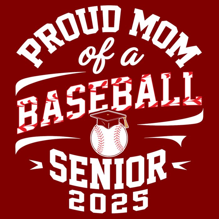 Proud Mom Of A Baseball Senior Class Of 2025 Cooling Performance Crew T-Shirt