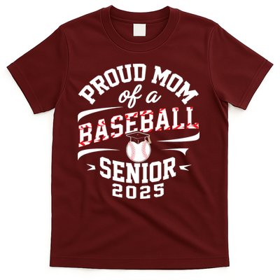 Proud Mom Of A Baseball Senior Class Of 2025 T-Shirt